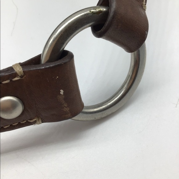 COACH Chelsea C0773-F10893 brown pebbled leather shoulder bag, purple inside. - Picture 6 of 16